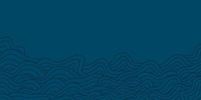 abstract Ocean Waves background. wave ocean background. abstract sea ripple, doodle wavy line background. sea and ocean ripple water background. vector