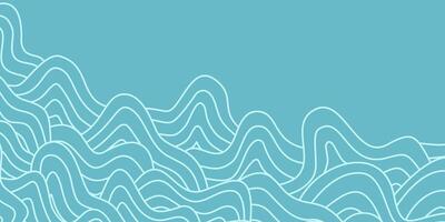 abstract Ocean Waves background. wave ocean background. abstract sea ripple, doodle wavy line background. sea and ocean ripple water background. vector