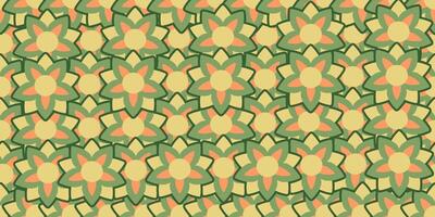 seamless floral pattern in color. This is a illustration of repeating flowers. Design for decorative, wallpaper, shirts, clothing, tablecloths, blankets, wrapping, textures, textiles vector