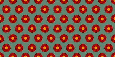 seamless floral pattern in color. This is a illustration of repeating flowers. Design for decorative, wallpaper, shirts, clothing, tablecloths, blankets, wrapping, textures, textiles vector