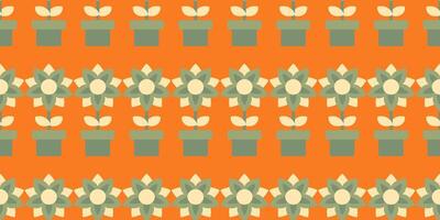 seamless floral pattern in color. This is a illustration of repeating flowers. Design for decorative, wallpaper, shirts, clothing, tablecloths, blankets, wrapping, textures, textiles vector