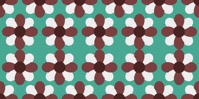 seamless floral pattern in color. This is a illustration of repeating flowers. Design for decorative, wallpaper, shirts, clothing, tablecloths, blankets, wrapping, textures, textiles vector