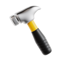 hammer 3d icon, transparent background png
