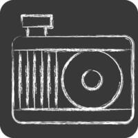 Icon Engine Cooling System. related to Car Maintenance symbol. chalk Style. simple illustration vector