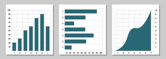 Infographic template, bar chart, daily chart statistics in a week vector