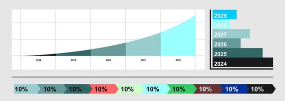 Infographic dashboard template. Simple design of interface, admin panel with graphs, chart diagrams. infographic data presentation. vector
