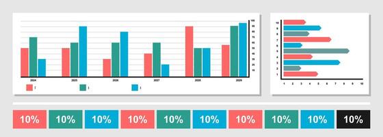 Infographic dashboard template. Simple design of interface, admin panel with graphs, chart diagrams. infographic data presentation. vector