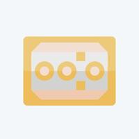 Icon ABS Control Mobile. related to Car Maintenance symbol. flat style. simple illustration vector
