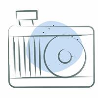 Icon Engine Cooling System. related to Car Maintenance symbol. Color Spot Style. simple illustration vector