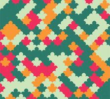 Colorful abstract background pattern design of geometric shape vector