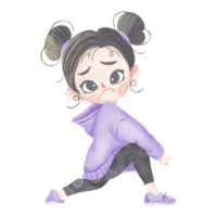 Exercise in the form of yoga png