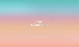 gradoent pixel background with colorful color vector