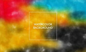 Watercolor Gradient mesh abstract blur texture background vector
