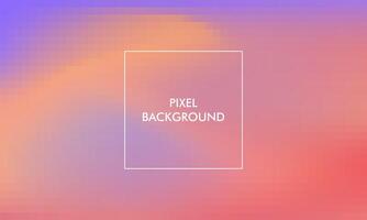 gradoent pixel background with colorful color vector