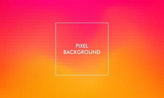 gradoent pixel background with colorful color vector