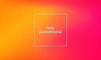gradoent pixel background with colorful color vector