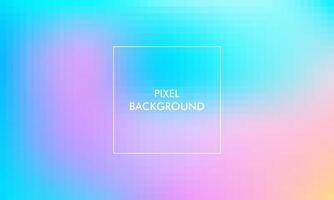 gradoent pixel background with colorful color vector