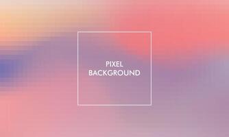 gradoent pixel background with colorful color vector