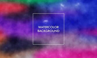 Watercolor Gradient mesh abstract blur texture background vector