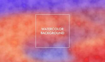 Watercolor Gradient mesh abstract blur texture background vector