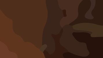 Aesthetic abstract composition with much unique combination of shapes and brown colors vector