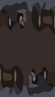 Aesthetic abstract composition with much unique combination of shapes and brown colors vector