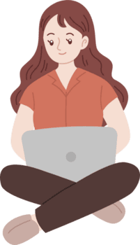 mulher ocupado trabalhando com computador portátil trabalhos a partir de casa png