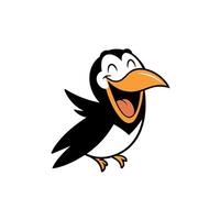 Bobolink bird laughs icon illustration vector