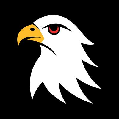 Bonellis Eagle looks icon illustration