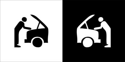 black and white mechanical drawing vector