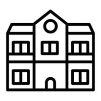 Property Line Icon Design vector