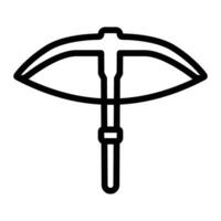 Crossbow Line Icon Design vector