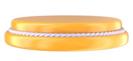 a yellow box with rope on it png