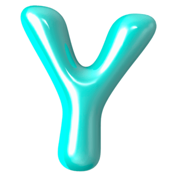 Fonte y 3d render png