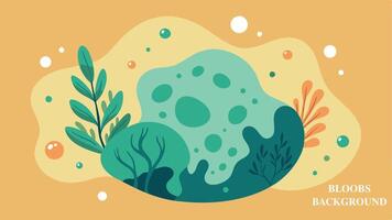 Bloobs dot background colorfull for your presentation background or wall art gallery vector