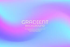 Trendy gradient vibrant color background vector
