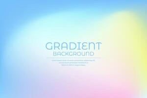 Trendy gradient vibrant color background vector