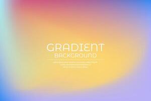 Trendy gradient vibrant color background vector