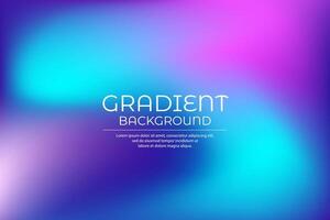 Trendy gradient vibrant color background vector