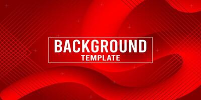 Red Abstract Background Template vector