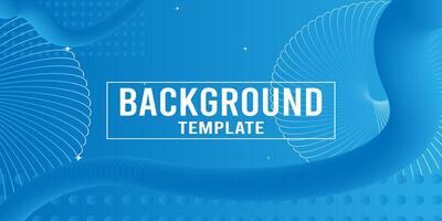 Blue Abstract Background Template vector