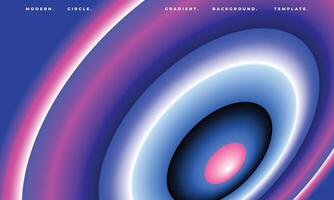 Abstract oval gradient background. Colorful circle shapes backdrop. Modern rounded color gradation. Suitable for poster, banner, cover, landing page, or social media template. vector