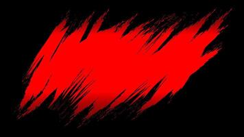 grunge texture cracked red color with black background vector