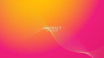 Colorful abstract background with wavy lines and vibrant shapes vector