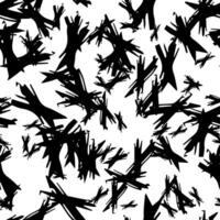 Seamless pattern with hand drawn cross symbols vector
