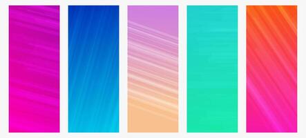 Modern colorful gradient background with lines vector
