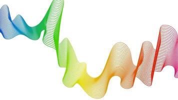Abstract backdrop with wave gradient lines vector