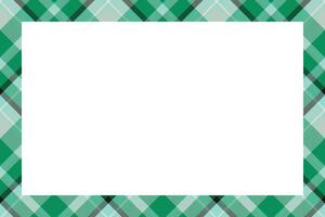 Vintage frame . Scottish border pattern retro style. Tartan plaid ornament. vector