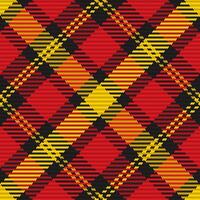 Seamless pattern of scottish tartan plaid. Repeatable background with check fabric texture. backdrop striped textile print. vector