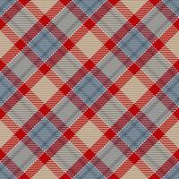 Seamless pattern of scottish tartan plaid. Repeatable background with check fabric texture. backdrop striped textile print. vector